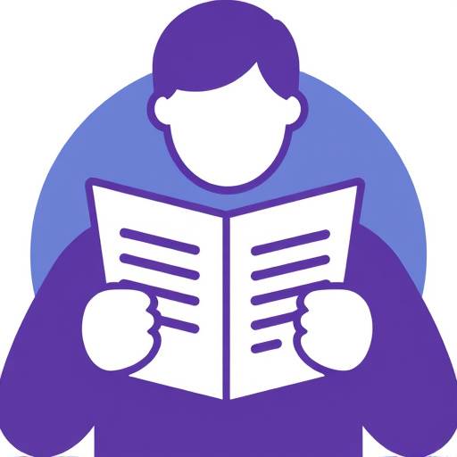 Icono de una persona leyendo un documento
